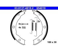 ATE 03.0137-4010.2 Handbrake shoes