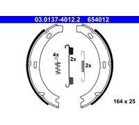 BRAKE SHOE SET, PARKING BRAKE 03.0137-4012.2 ATE