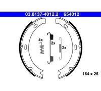 Brake Shoe Set, parking brake 03.0137-4012.2 ATE for MERCEDES-BENZ