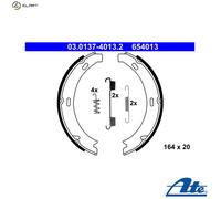 BRAKE SHOE SET PARKING BRAKE 03.0137-4013.2 FOR MERCEDES-BENZ C-CLASS/T-Model