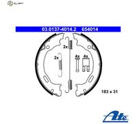 ATE Brake Shoe Set 03.0137-4014.2 - Parking Brake for Mercedes-Benz Lancia Chrysler