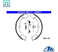ATE Brake Shoe Set - Parking Brake 03.0137-4017.2 for Mercedes-Benz E-Class S211/SL