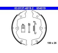 Brake Shoe Set, parking brake 03.0137-4019.2 ATE for HONDA ACCORD VIII