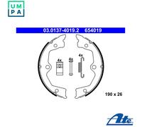 BRAKE SHOE SET PARKING BRAKE 03.0137-4019.2 FOR HONDA ACCORD/VIII/IX/Tourer 2.4L