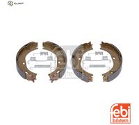 febi bilstein 08324 Brake Shoe Set for parking brake, with additional parts, pack of two