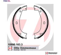 ZIMMERMANN 10990.103.3 Handbrake shoes