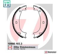 BRAKE SHOE SET PARKING BRAKE 10990.103.3 FOR ALPINA BMW Z1/Roadster Z3/E36 2.7L