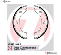 BRAKE SHOE SET PARKING BRAKE 10990.104.2 FOR BMW M30B32 M30B32 3.2L 6cyl