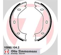 BRAKE SHOE SET PARKING BRAKE 10990.104.2 FOR BMW M30B32 M30B32 3.2L 6cyl