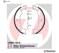 BRAKE SHOE SET PARKING BRAKE 10990.105.9 FOR ALPINA BMW 3/Z/Roadster/E6 Z1 Z3