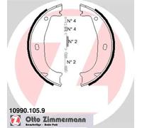 BRAKE SHOE SET PARKING BRAKE 10990.105.9 FOR ALPINA BMW 3/Z/Roadster/E6 Z1 Z3