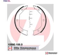 BRAKE SHOE SET PARKING BRAKE 10990.106.0 FOR BMW 3/E46/E90/E91/F0/F80/E92 X1