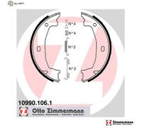 ZIMMERMANN 10990.106.1 Handbrake shoes
