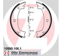 ZIMMERMANN 10990.106.1 Handbrake shoes