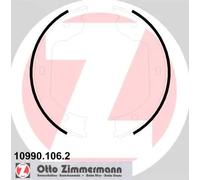 ZIMMERMANN 10990.106.2 Handbrake shoes