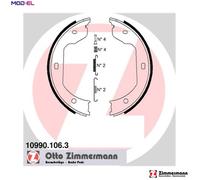 BRAKE SHOE SET PARKING BRAKE 10990.106.3 FOR VW BMX/BKJ/AZZ/BRJ 3.2L 6cyl