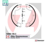 BRAKE SHOE SET PARKING BRAKE 10990.106.3 FOR VW BMX/BKJ/AZZ/BRJ 3.2L 6cyl