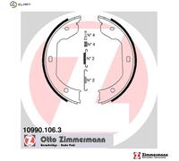 BRAKE SHOE SET PARKING BRAKE 10990.106.3 FOR VW BMX/BKJ/AZZ/BRJ 3.2L 6cyl