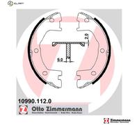 Brake Shoe Set, parking brake 10990.112.0 ZIMMERMANN for IVECO RENAULT TRUCKS