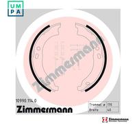 ZIMMERMANN 10990.114.0 Handbrake shoes