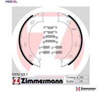 ZIMMERMANN 10990.128.7 Handbrake shoes