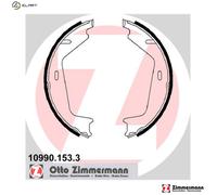 Brake Shoe Set, parking brake 10990.153.3 ZIMMERMANN for VOLVO V70 S80 I S60 I