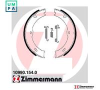 Brake Shoe Set, parking brake 10990.154.0 ZIMMERMANN for MERCEDES-BENZ