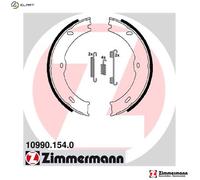 Brake Shoe Set, parking brake 10990.154.0 ZIMMERMANN for MERCEDES-BENZ