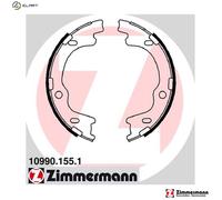 BRAKE SHOE SET PARKING BRAKE 10990.155.1 FOR HYUNDAI KIA CEE'D/PRO/Hatchback