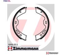 ZIMMERMANN 10990.155.5 Handbrake shoes