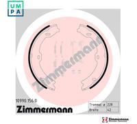 ZIMMERMANN 10990.156.0 Handbrake shoes