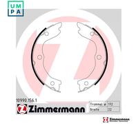 BRAKE SHOE SET PARKING BRAKE 10990.156.1 FOR NISSAN X-TRAIL/SUV INTERSTAR/Van