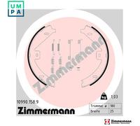ZIMMERMANN 10990.158.9 Handbrake shoes