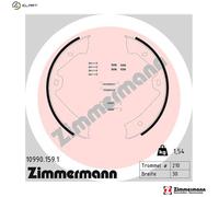 ZIMMERMANN 10990.159.1 Handbrake shoes