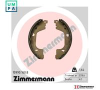 BRAKE SHOE SET PARKING BRAKE 10990.160.8 FOR MITSUBISHI RENAULT 1.0L 3cyl ASX