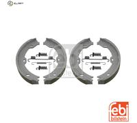 febi bilstein 23195 Brake Shoe Set for parking brake, with additional parts, pack of two