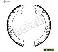 Brake Shoe Set, parking brake 53-0027 METELLI for CHRYSLER DODGE