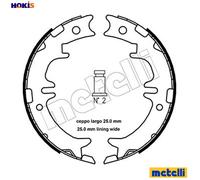 Brake Shoe Set, parking brake 53-0439 METELLI for TOYOTA LEXUS MITSUBISHI