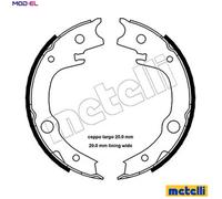 Brake Shoe Set, parking brake 53-0443 METELLI for TOYOTA COROLLA YARIS/VITZ