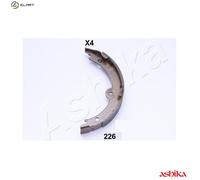 Brake Shoe Set, parking brake Rear Axle 55-02-226 ASHIKA for LEXUS GS IS II