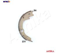 ASHIKA 55-02-231 Handbrake shoes