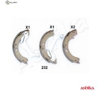 ASHIKA 55-02-232 Handbrake shoes