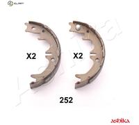 BRAKE SHOE SET PARKING BRAKE 55-02-252 FOR TOYOTA 5S-FE 2.2L 2C-T 2S-ELC 2.0L