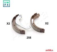 Ashika Brake Shoe Set 55-02-258 – Parking Brake for Toyota Verso, Corolla Verso