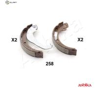 BRAKE SHOE SET PARKING BRAKE 55-02-258 FOR TOYOTA 1ZZ-FE 1.8L 2ZR-FAE 1.8L 4cyl