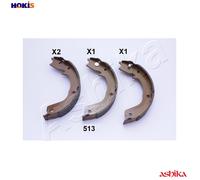 BRAKE SHOE SET PARKING BRAKE 55-05-513 FOR MITSUBISHI PAJERO/III/SHOGUN/IV/Mk