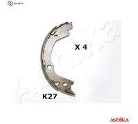 ASHIKA 55-0K-K27 Handbrake shoes