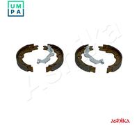 Brake Shoe Set, parking brake Rear Axle 55-0W-W04 ASHIKA for DAEWOO CHEVROLET