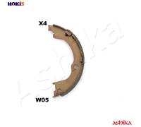ASHIKA 55-0W-W05 Handbrake shoes
