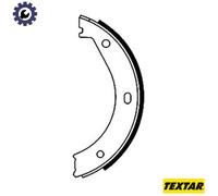 TEXTAR 91033400 Handbrake shoes